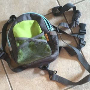 Brica toddler backpack with strap.